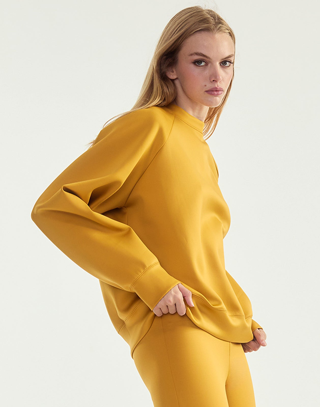 Bonded Pullover Sweatshirt - 1
