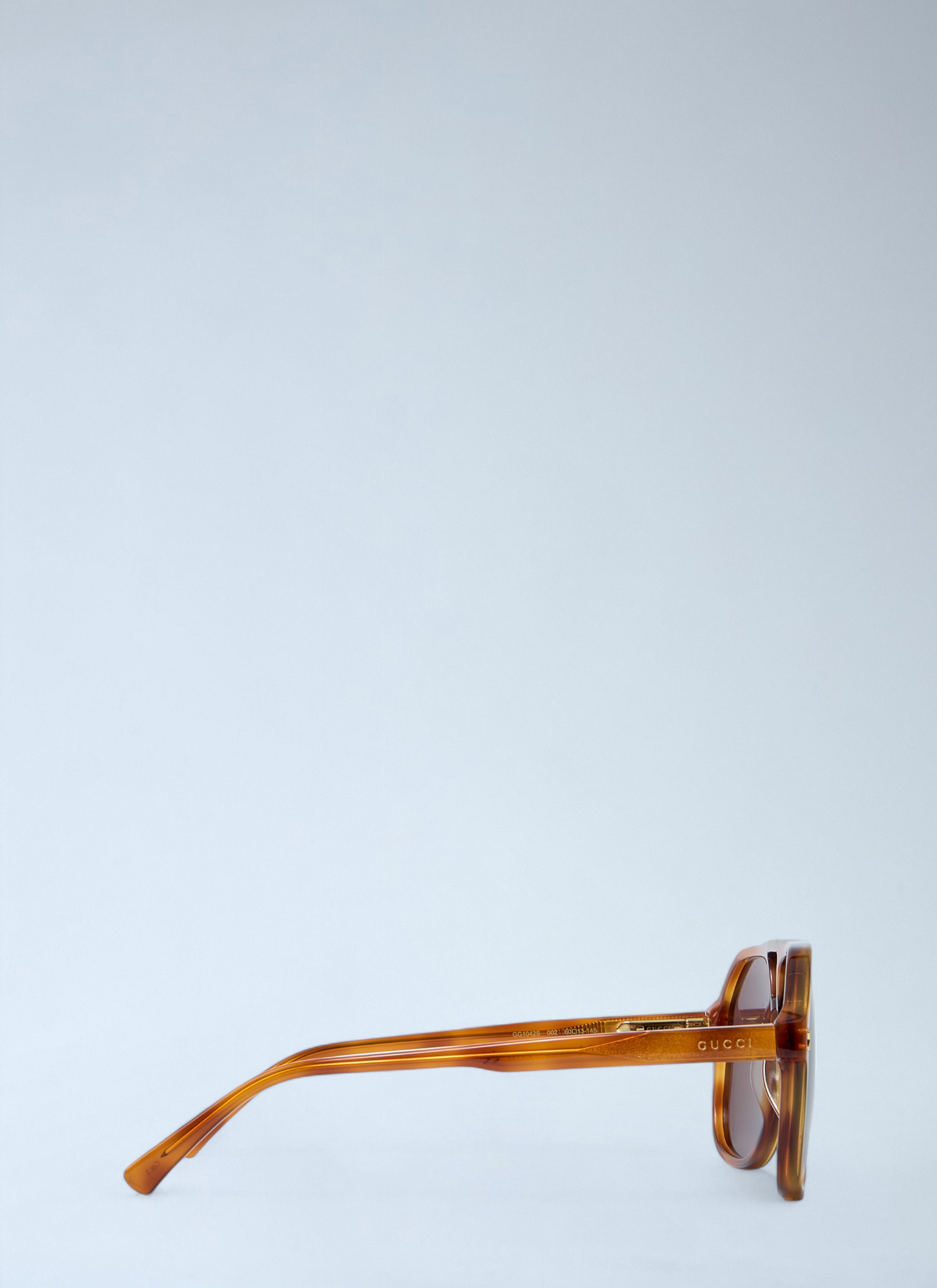 Gucci Men Aviator Tortoiseshell Sunglasses - 3