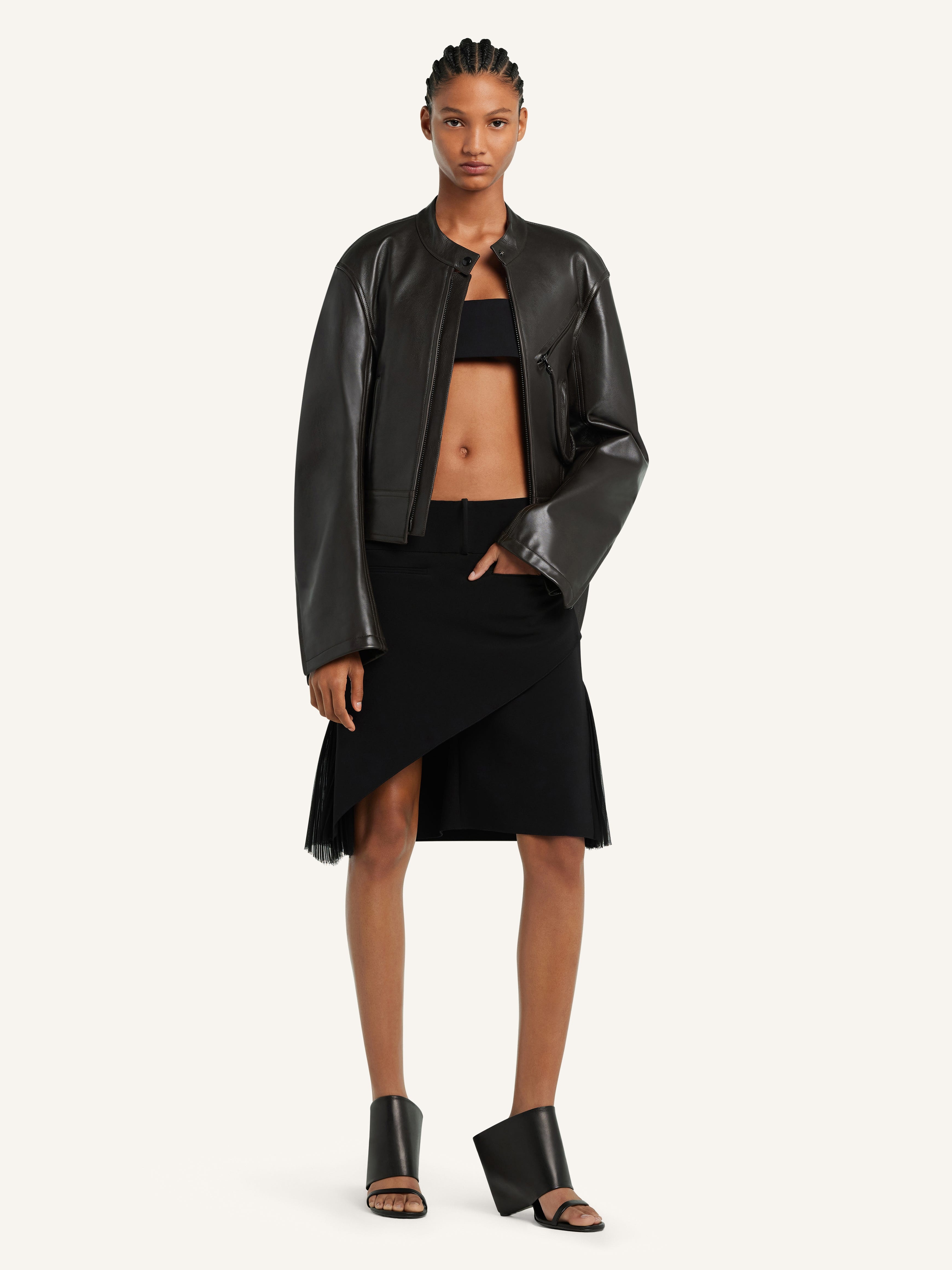 SCUBA LEATHER BIKER JACKET - 2