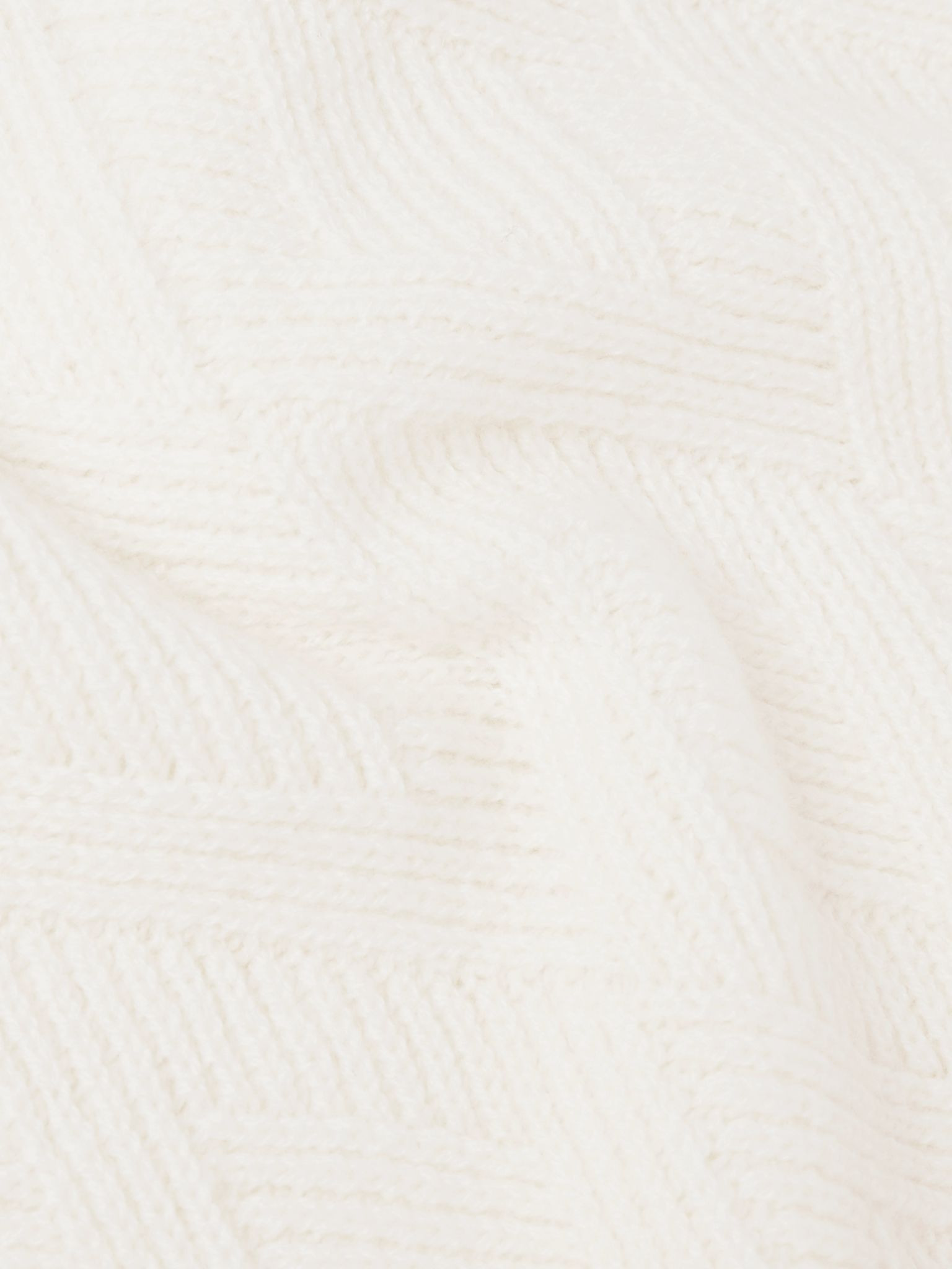 Jacquard-Knit Cashmere Sweater White - 5
