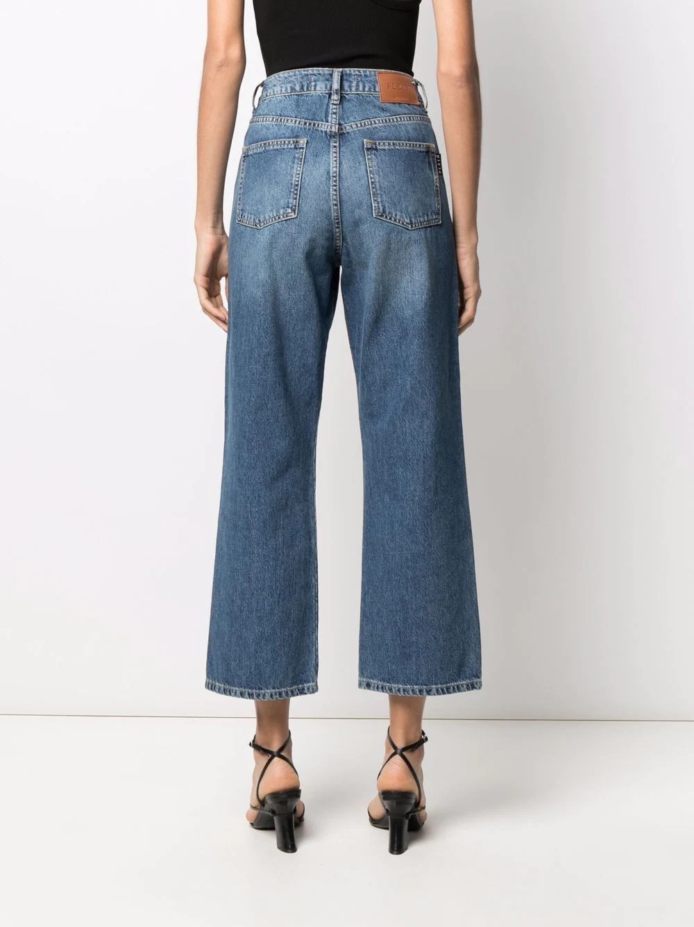Iconic Plein wide-leg jeans - 4
