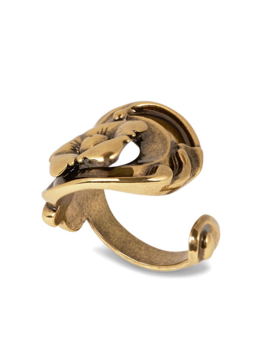 flower-shaped baroque ring - 3
