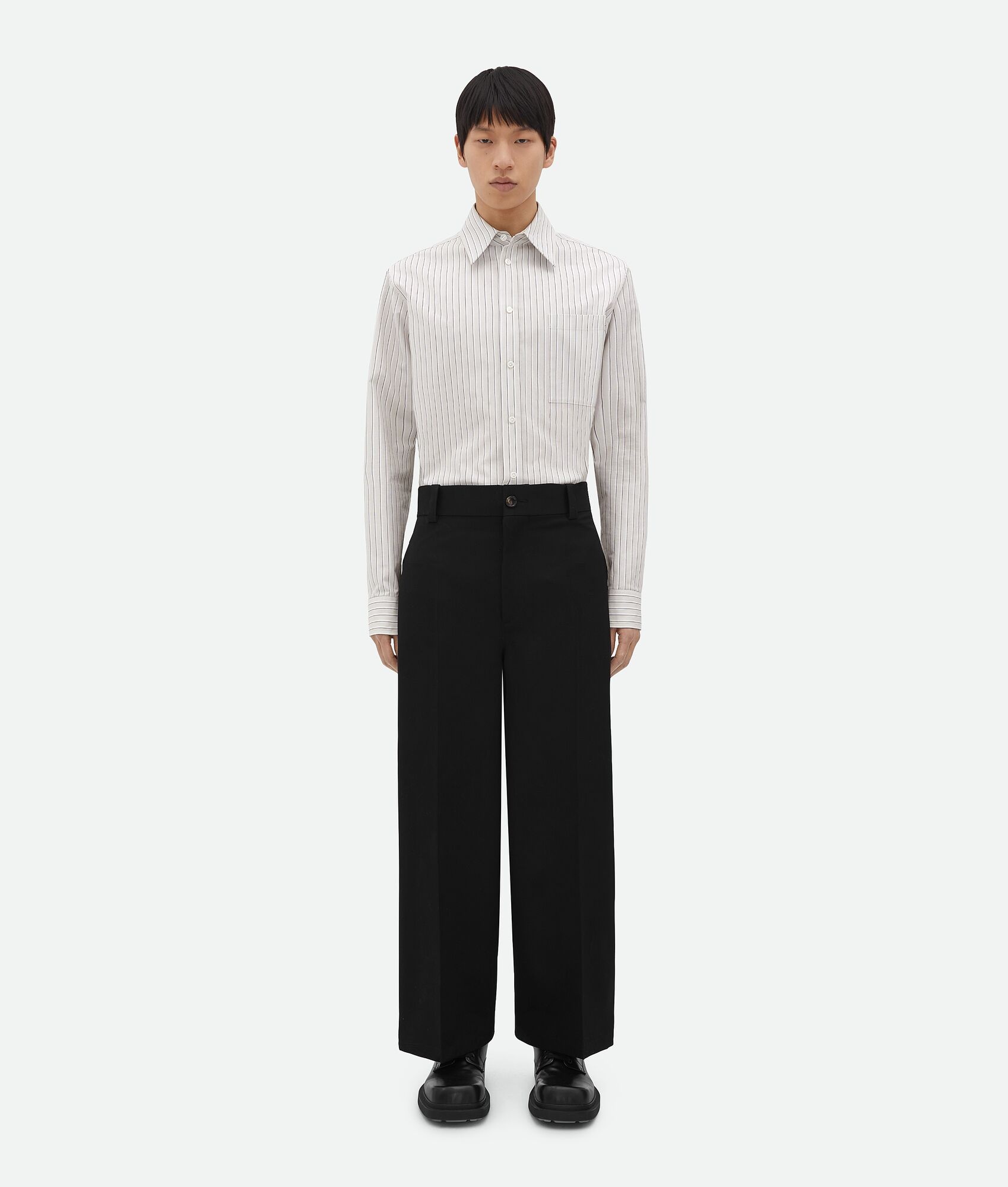 Sartorial Wool Cropped Pants - 1