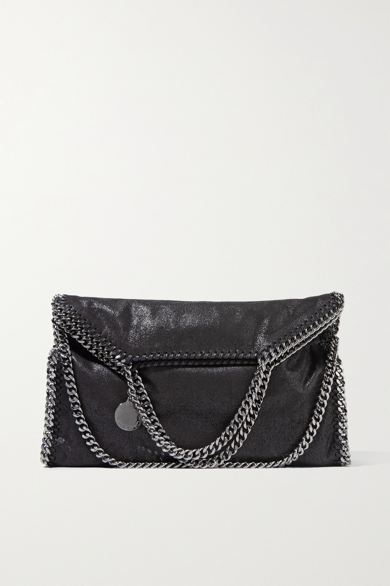 The Falabella medium faux brushed-leather shoulder bag - 6