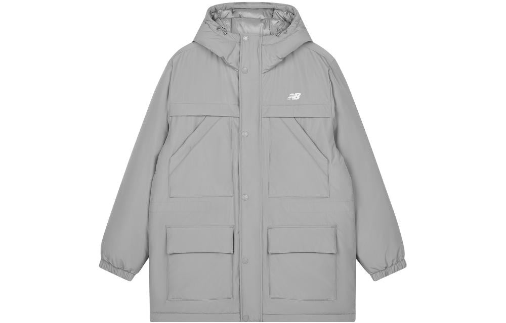 New Balance Sport Long Down Jacket 'Grey' AMJ33320-TAG - 2