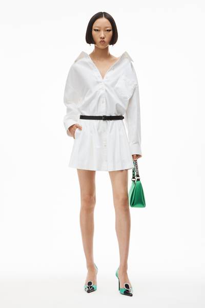 Alexander Wang MINI DRESS IN COTTON SHIRTING outlook