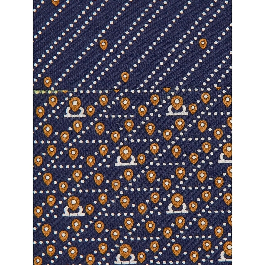 Ferragamo Label Printed Silk Tie - 3