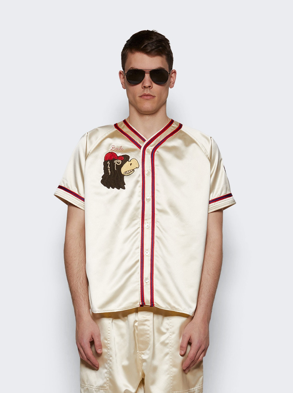 Redtail Baseball Shirt Cream - 2