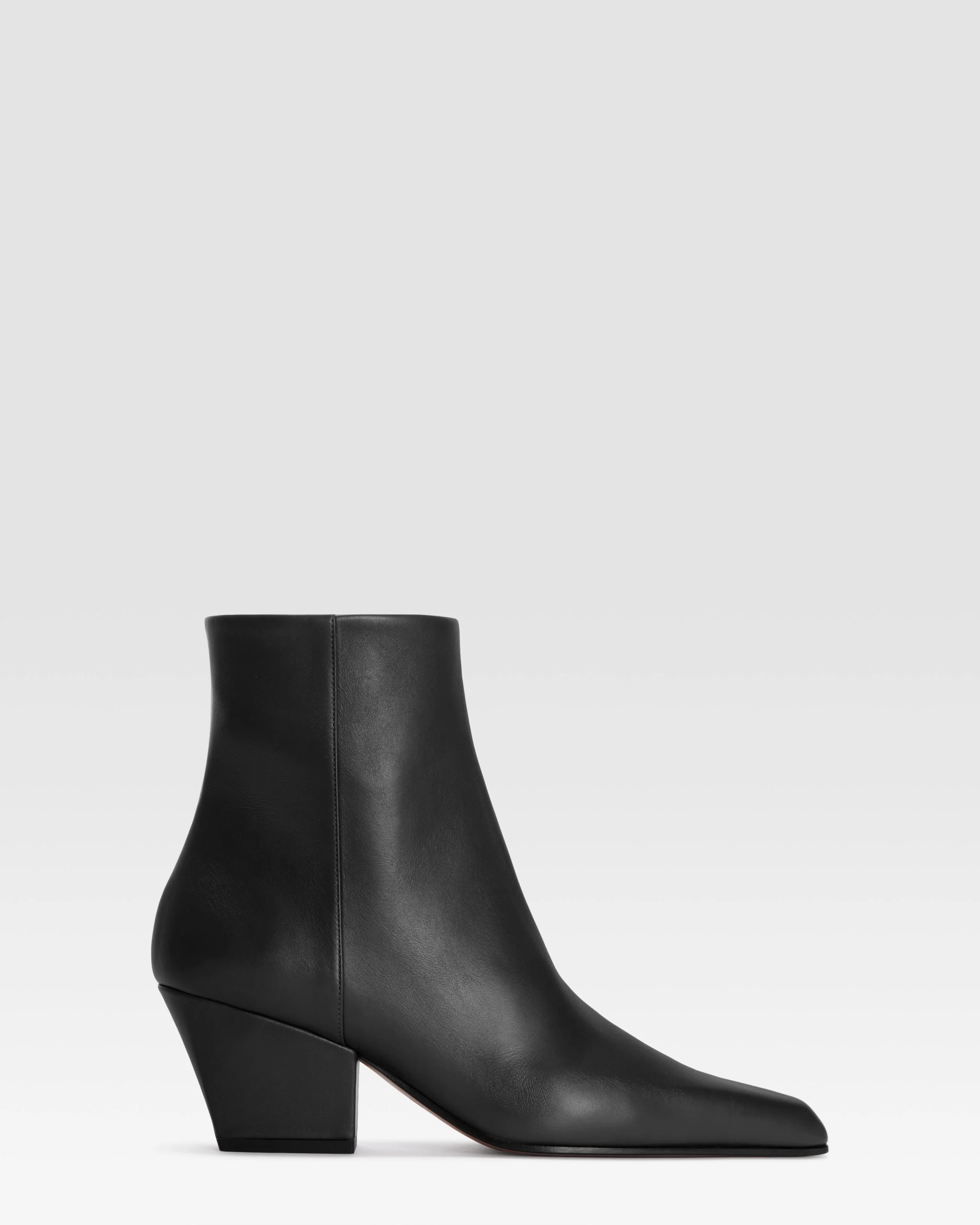 LEATHER ANKLE BOOT - 1