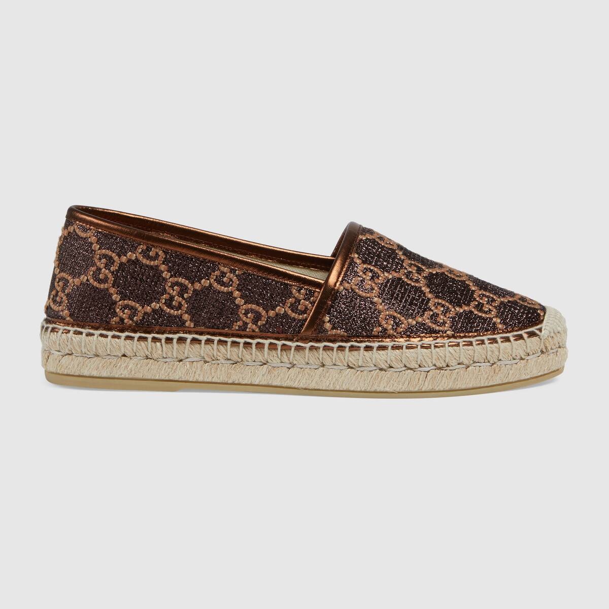 Women's Heritage GG lamé espadrille - 1