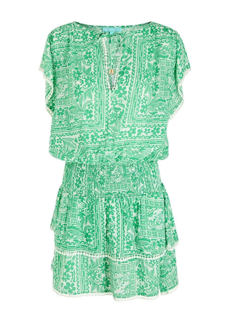 Melissa Odabash Keri Printed Mini Dress - 1