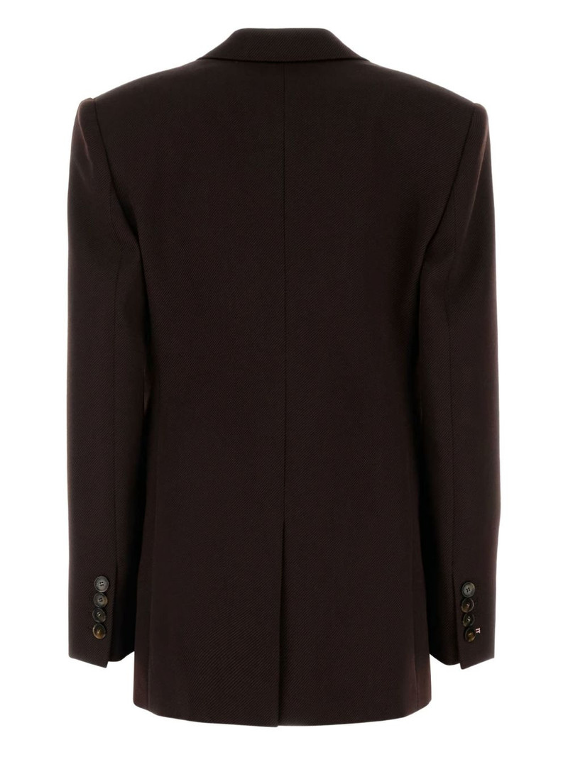 Stella McCartney buttoned wool blazer outlook