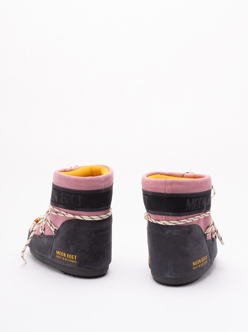 MOON BOOT `MB X Guest In Residence Icon Low Suede Beads` Boots outlook