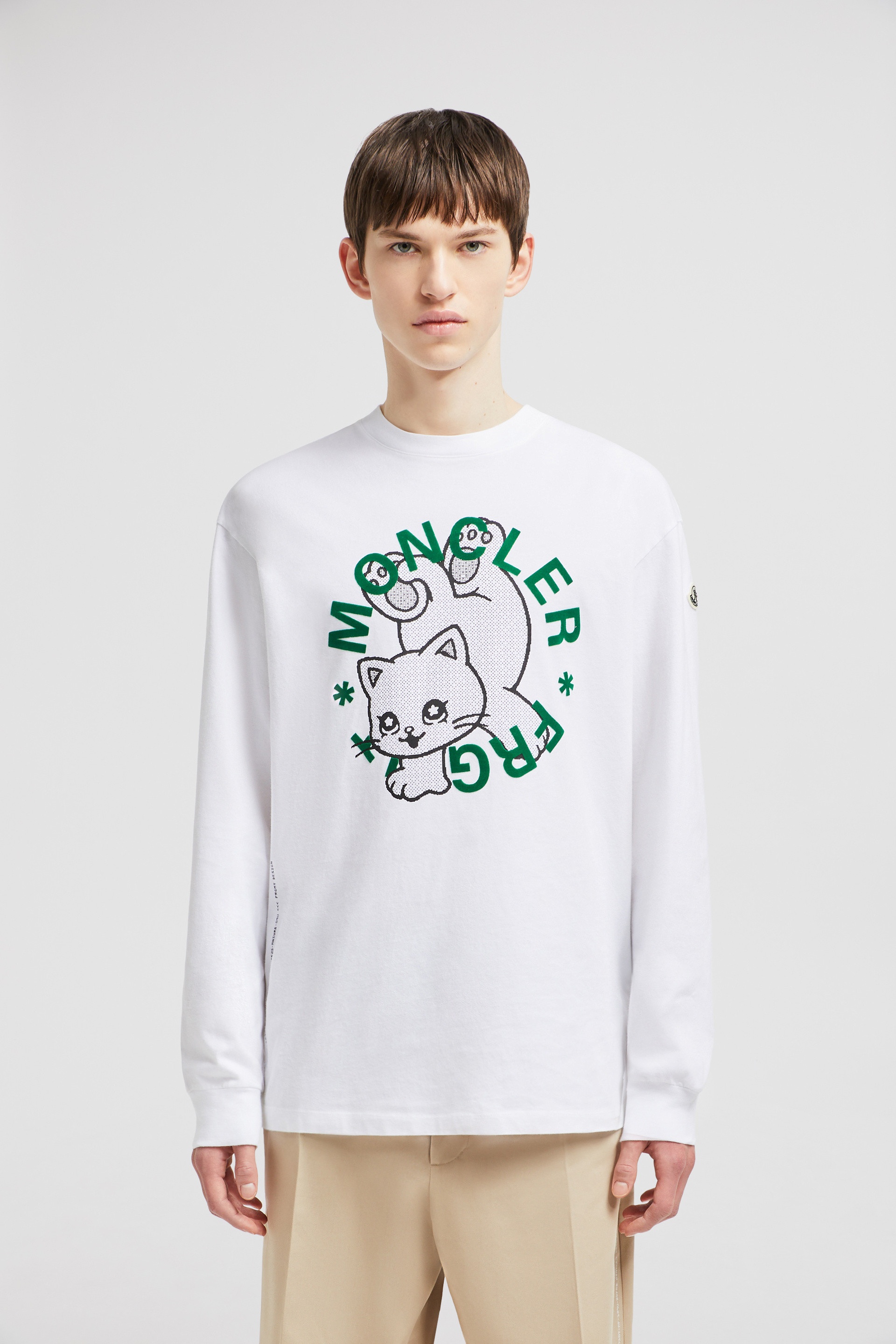 Moncler x FRGMT Cartoon Logo Long Sleeve T-Shirt - 3