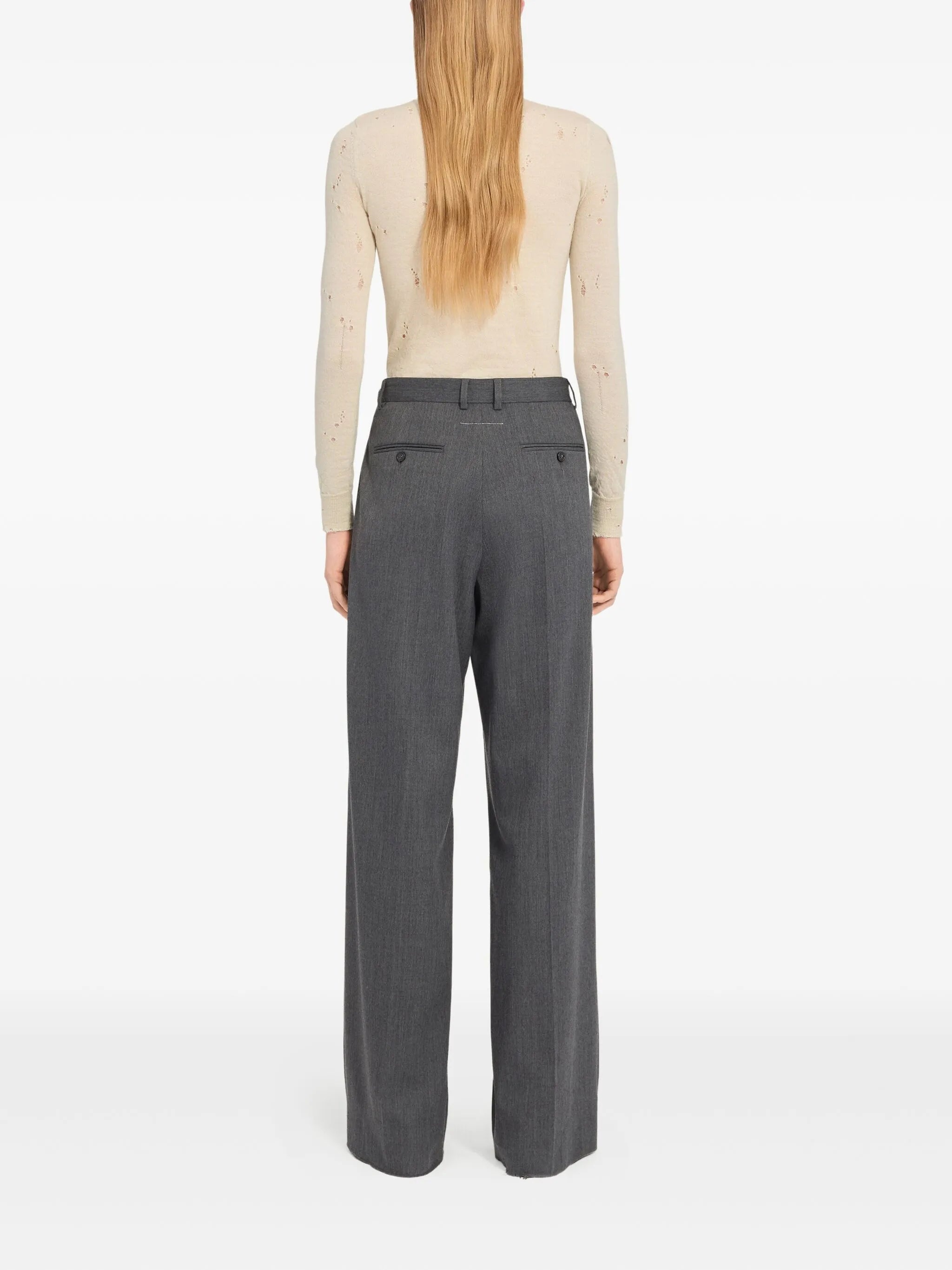 Mm6 Maison Margiela High-waisted Trousers - 2