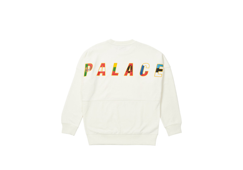 PALACE EU-DON CREW WHITE outlook