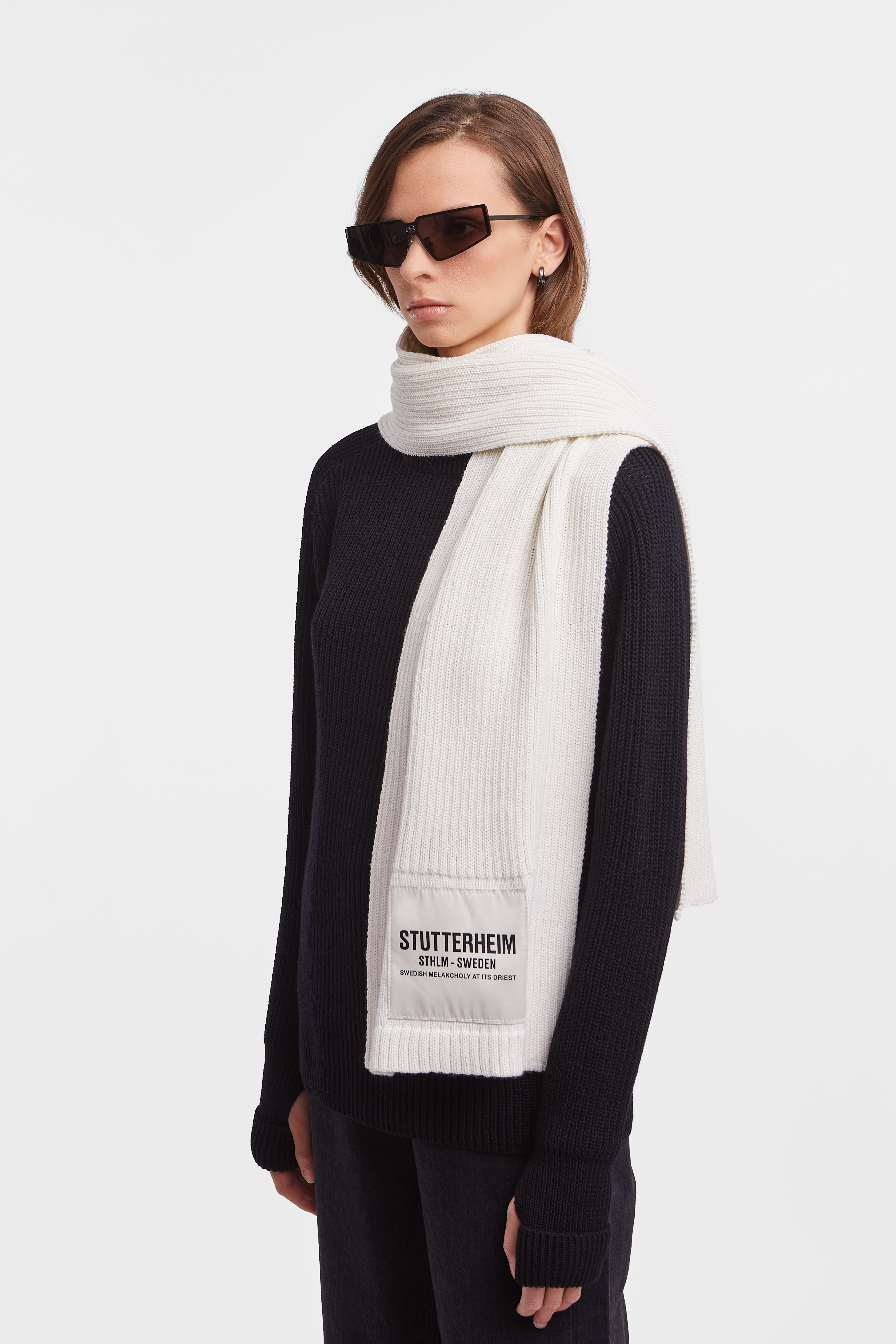 Wrap Scarf Off White - 6