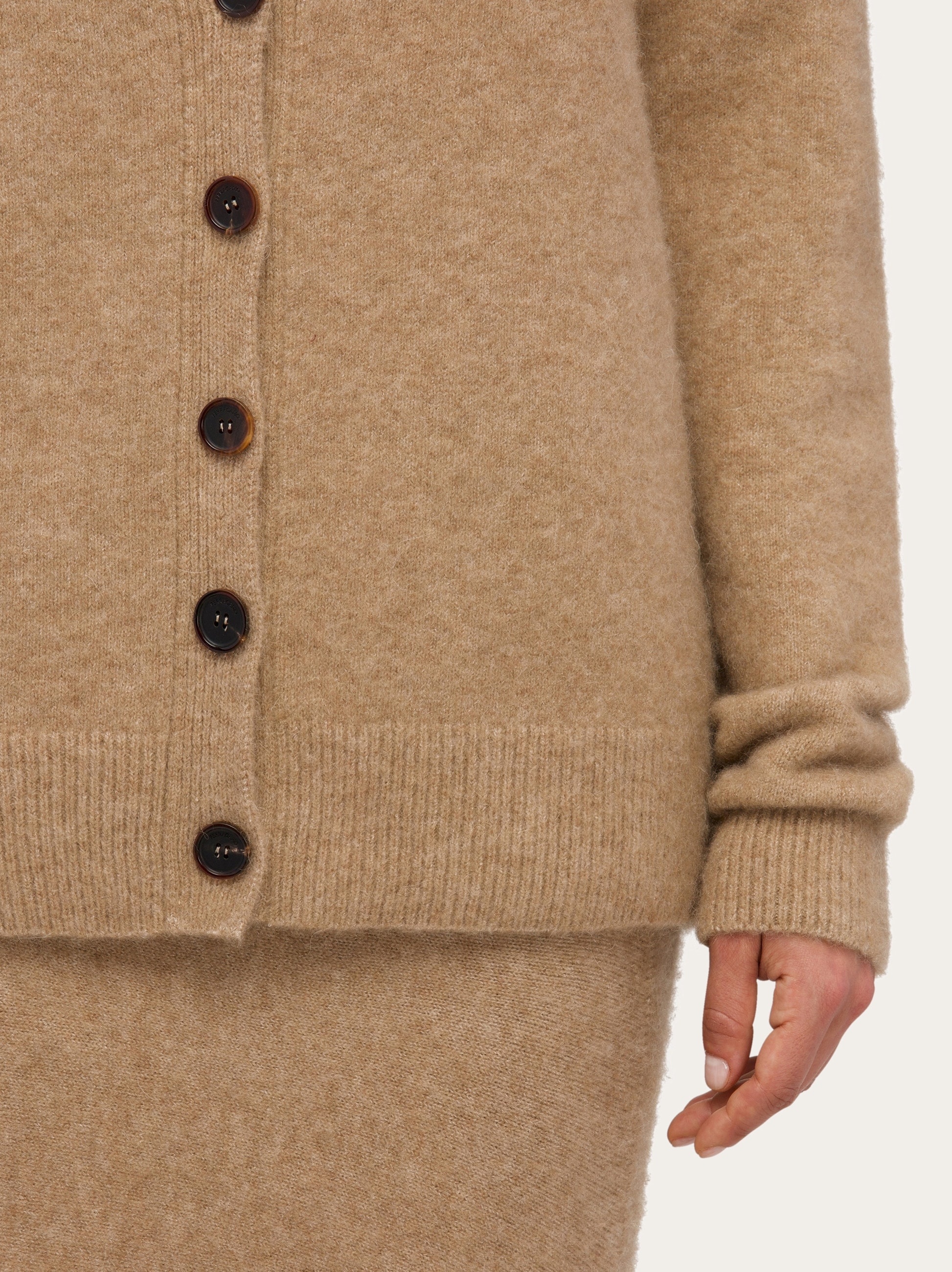 Oversize wool and alpaca gilet - 5