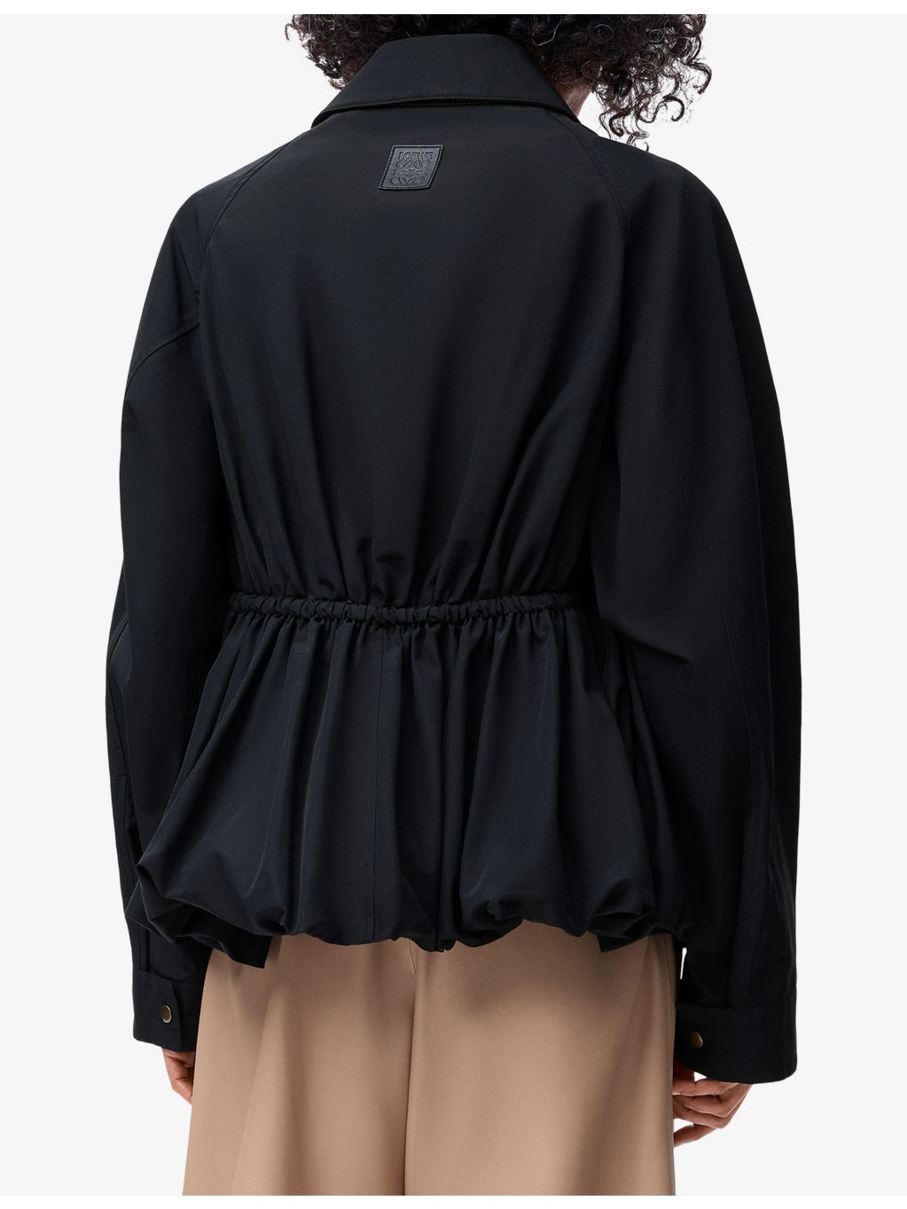Drawstring-Waist Cotton-Blend Jacket - 4