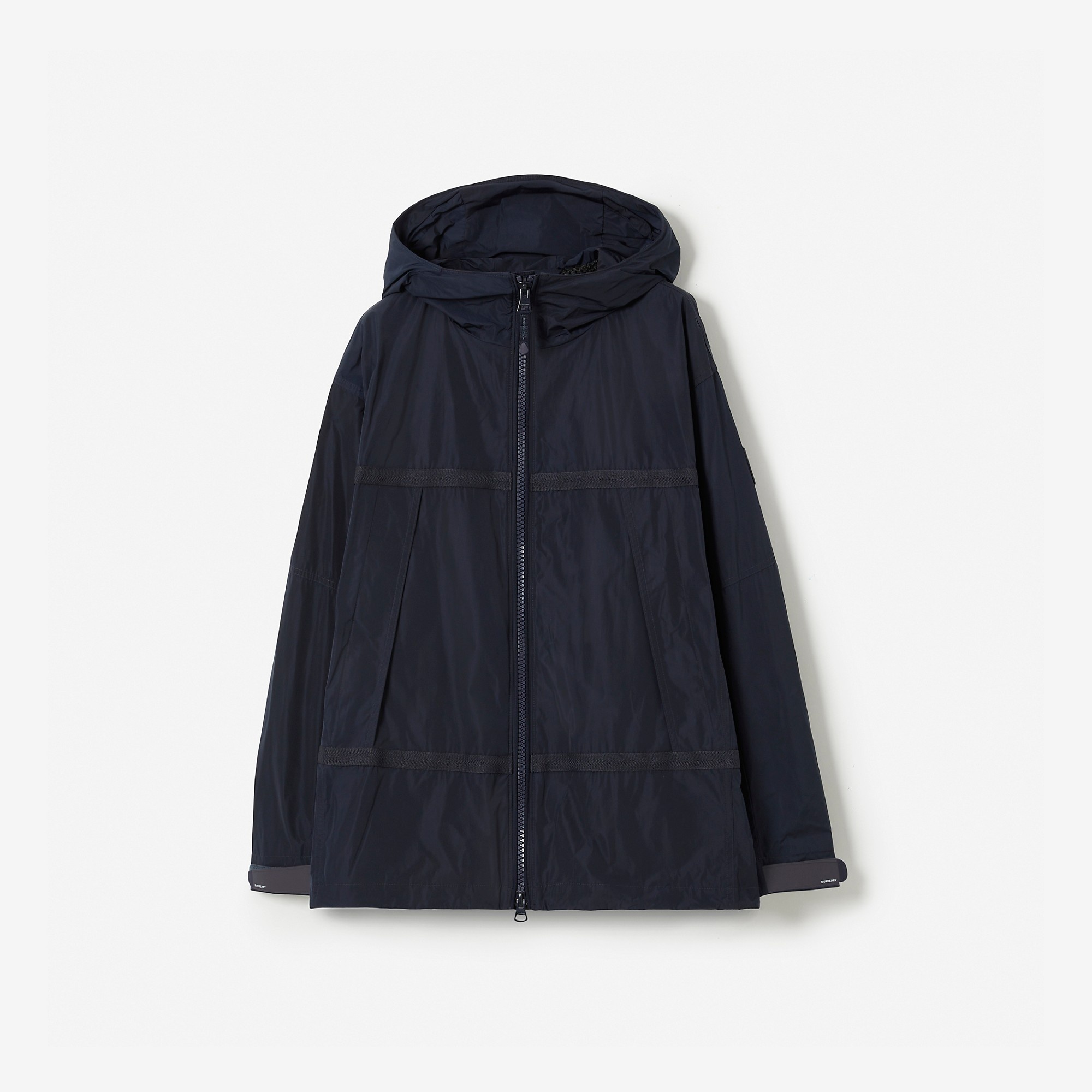 Logo Appliqué Lightweight Hooded Jacket - 1
