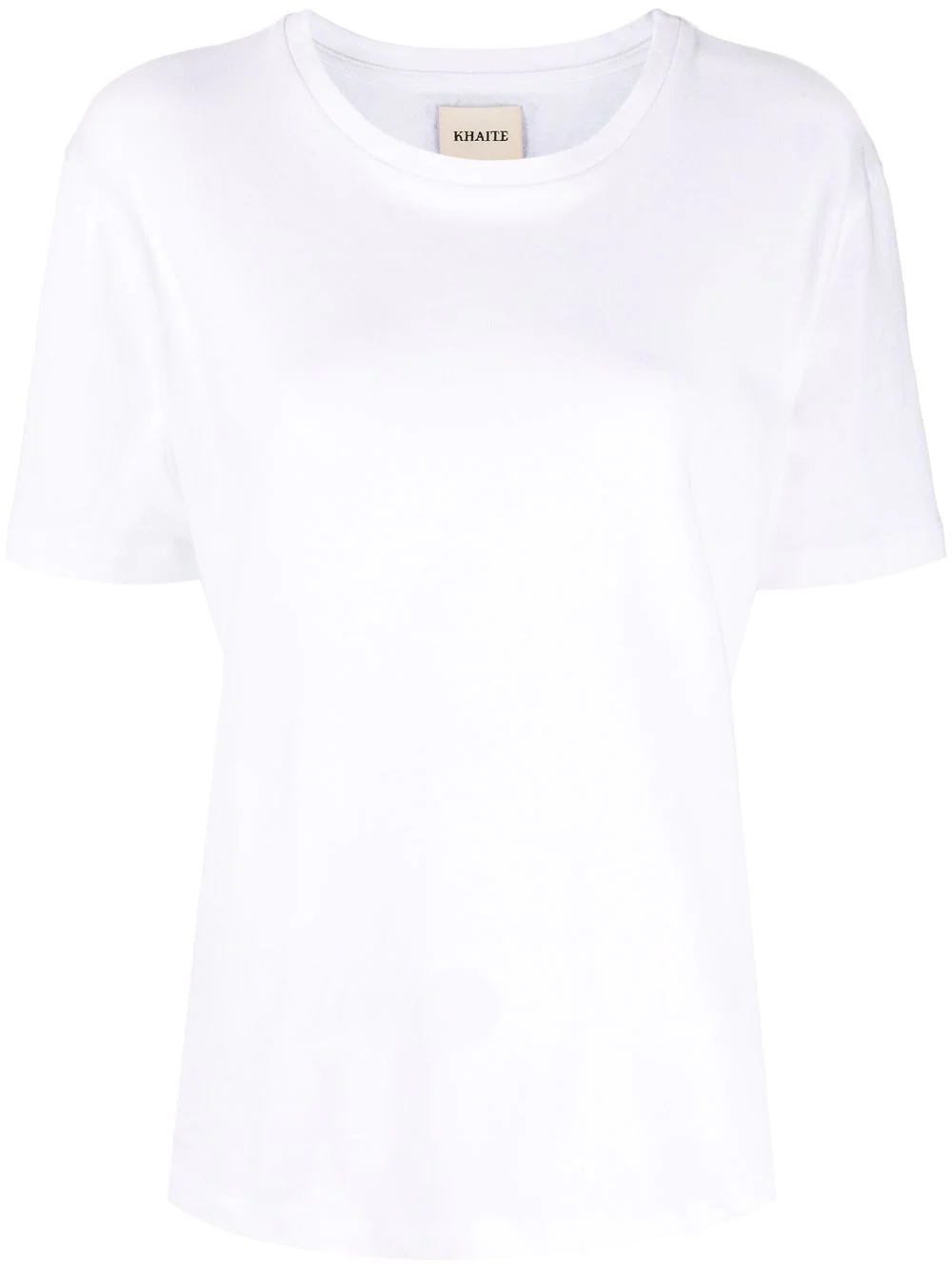 cotton logo-appliqué T-shirt - 1