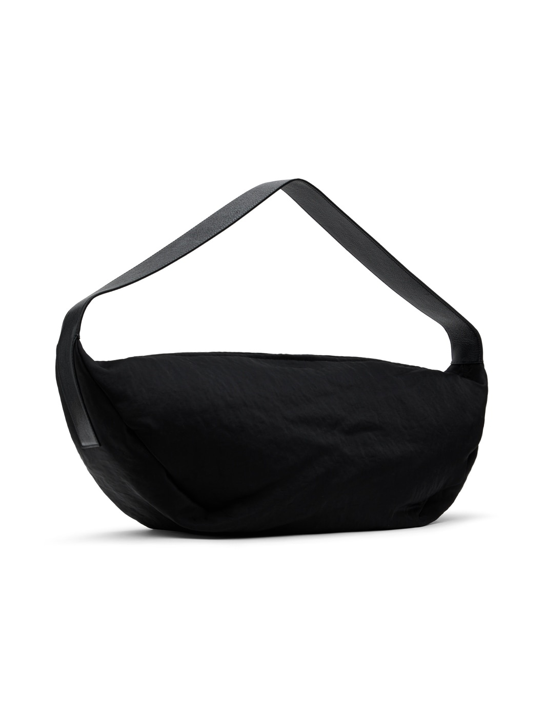 Black Tech Nylon Shell Bag - 3