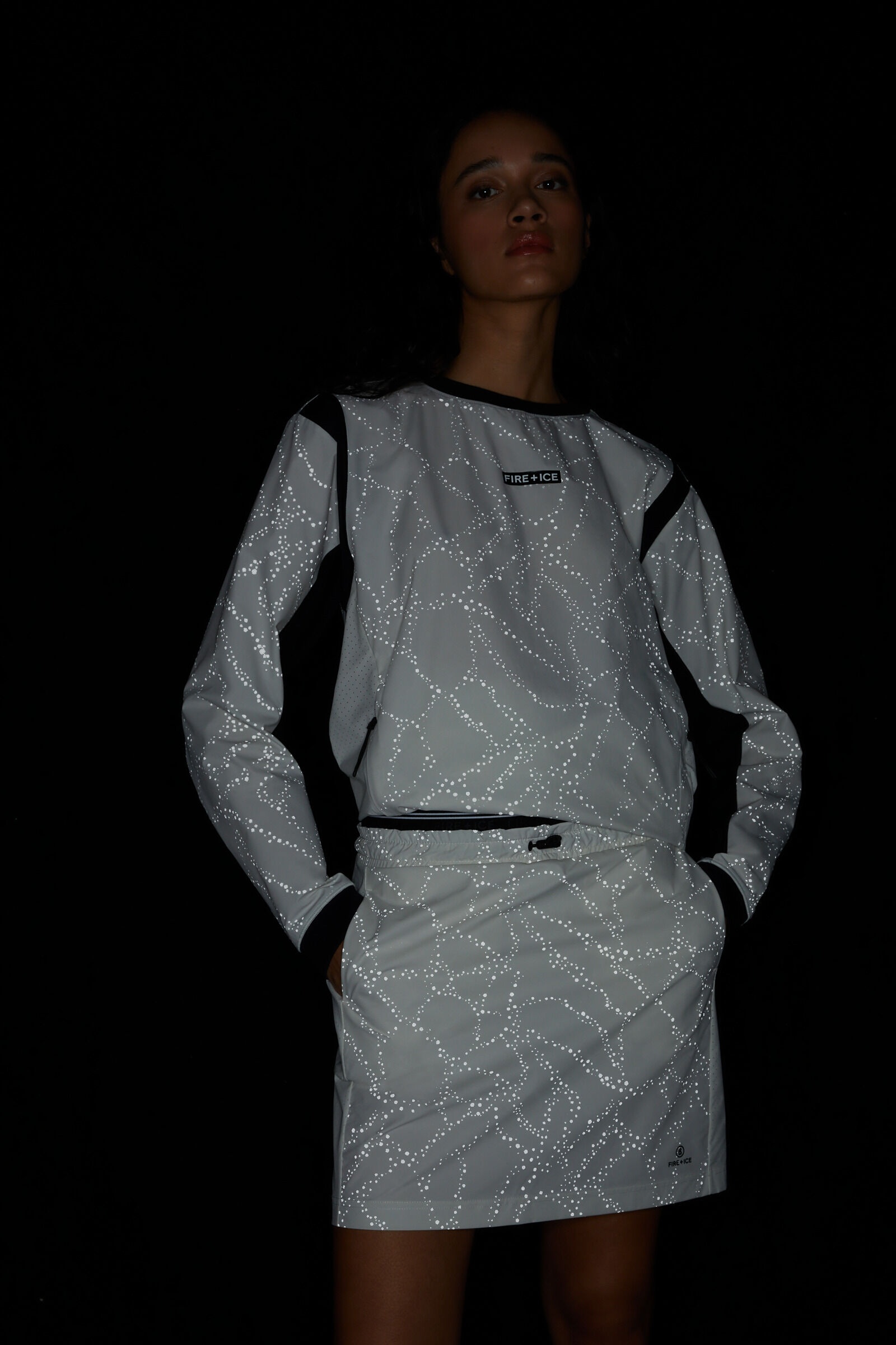 Gylla reflective skirt in Off-white - 6