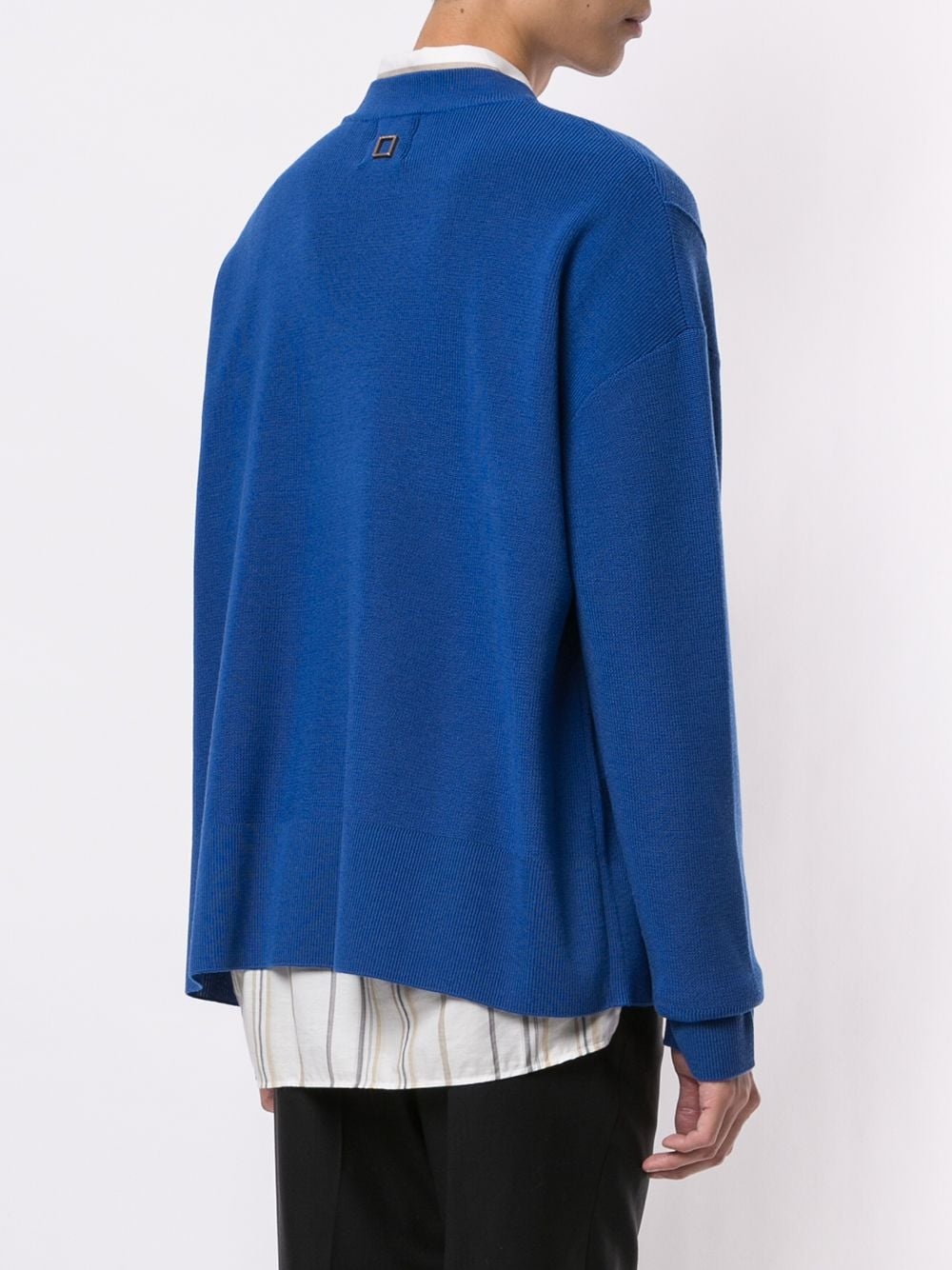 Unbalanced long sleeve jumper - 4