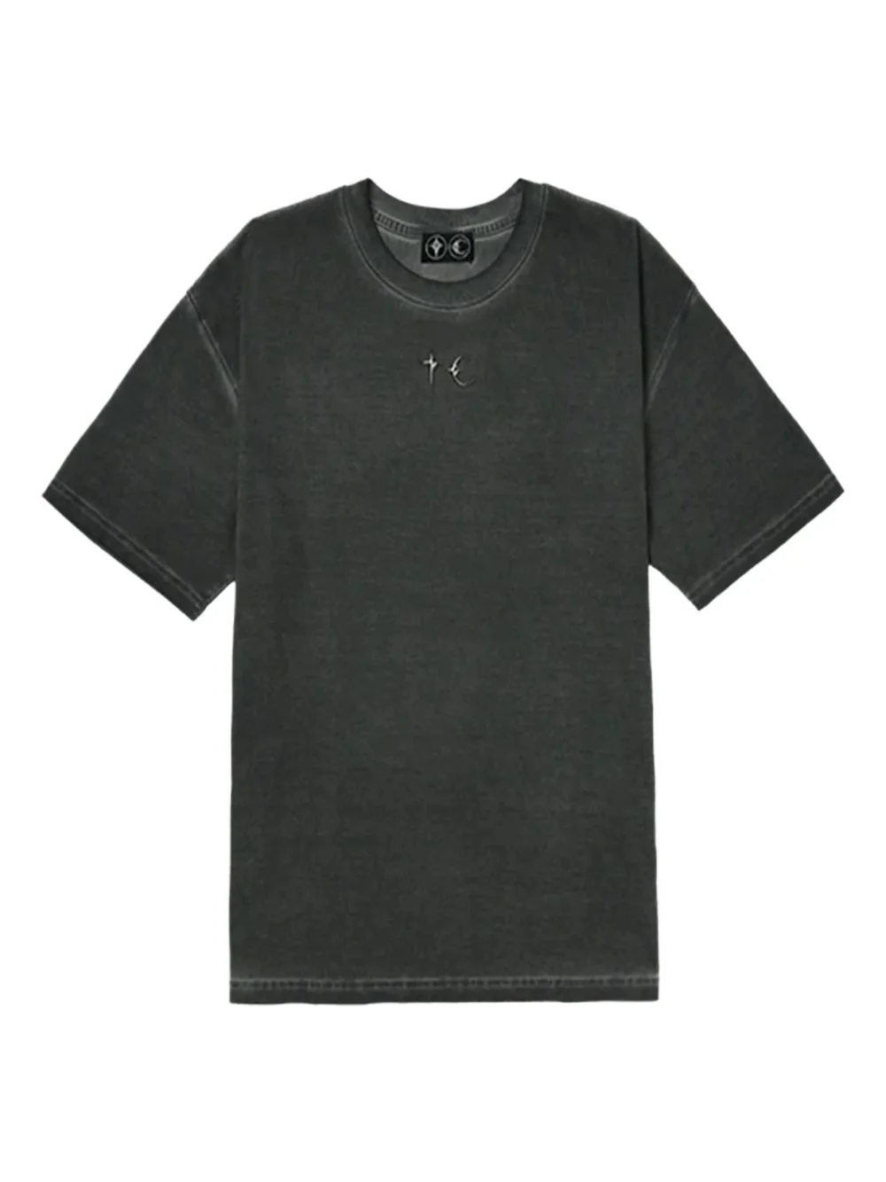 logo-embellishment T-shirt - 1