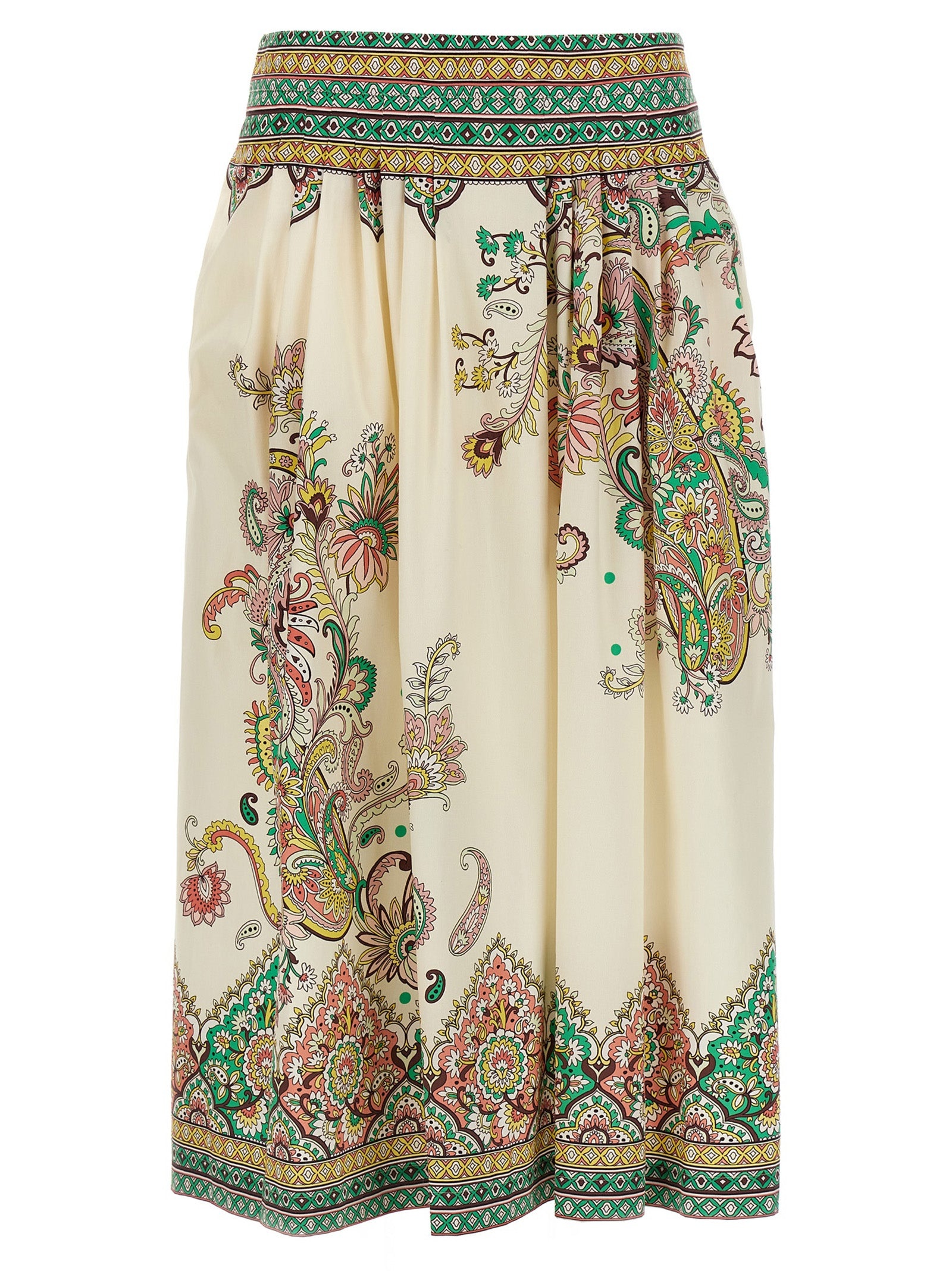 スカート ETRO Paisley flower skirt Multicolor WRFA011299SP5B8 Etro Paisley Flower Skirt Skirts Multicolor | wananluxury