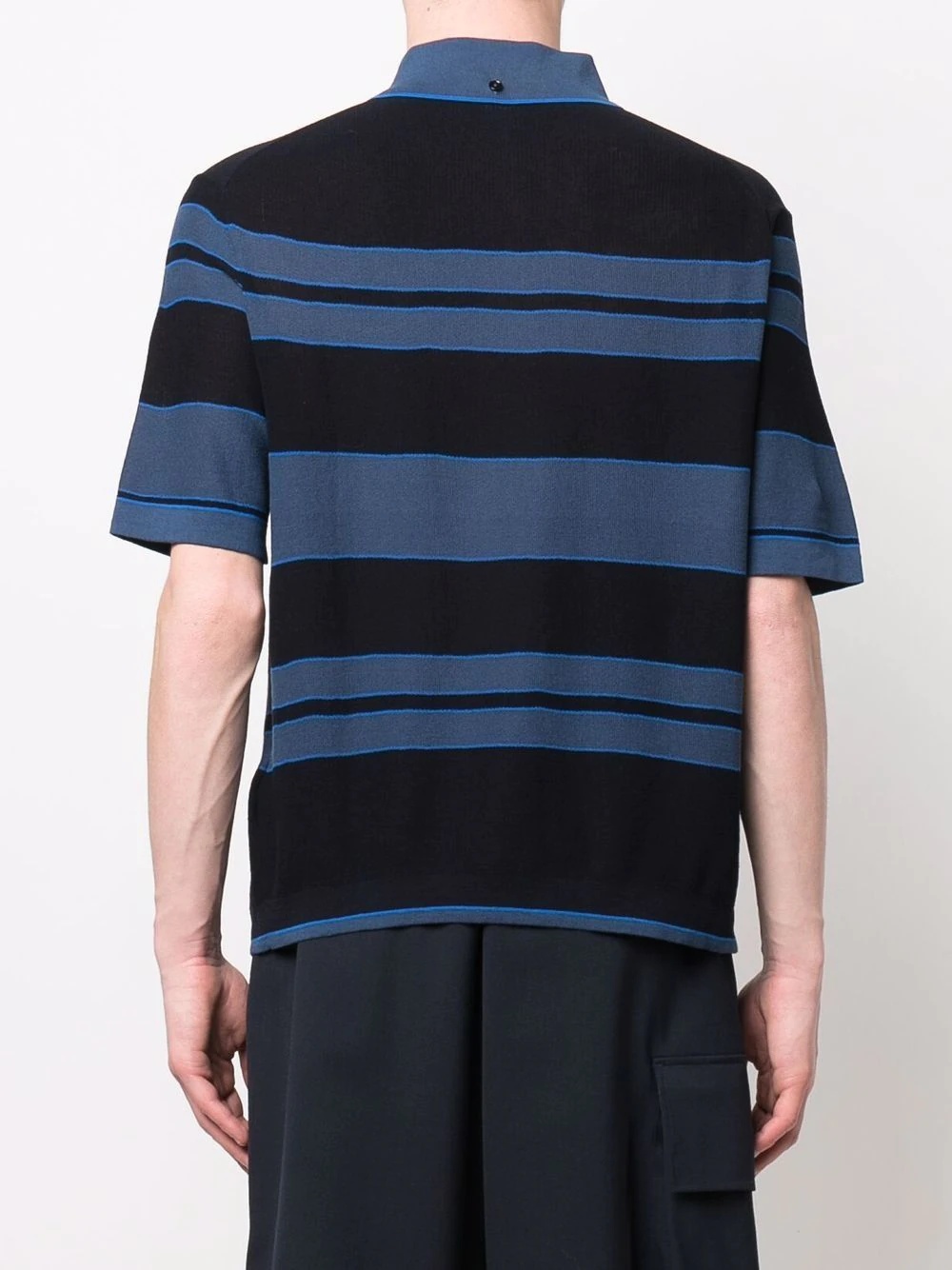 striped short-sleeve shirt - 4