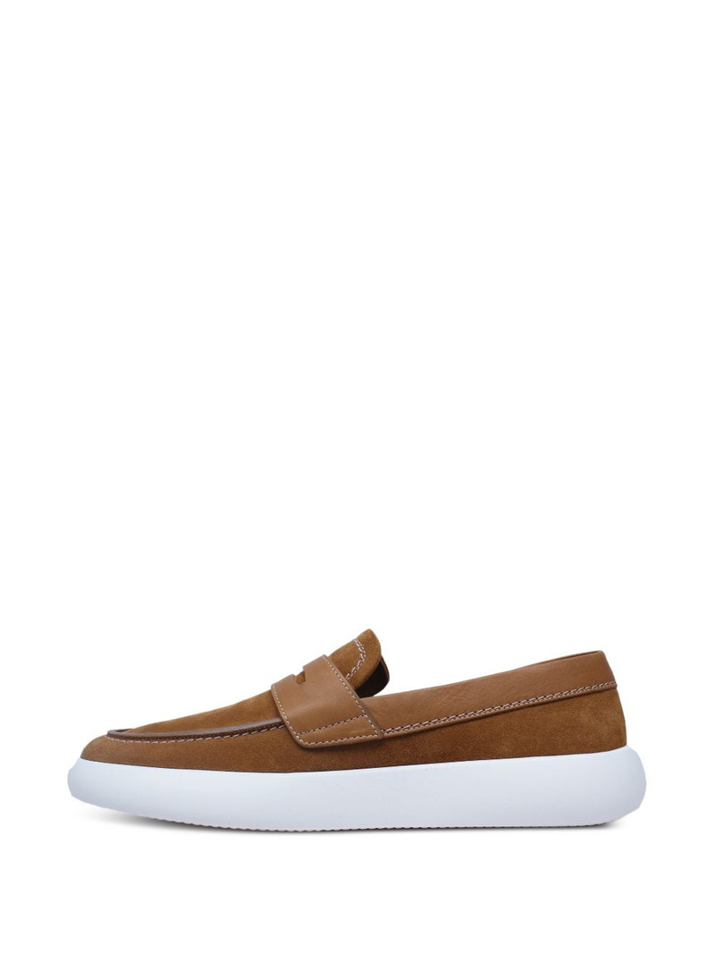suede strap trainers 4