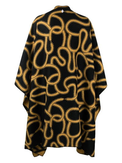 Marcelo Burlon County Of Milan geometric-print knitted cape outlook