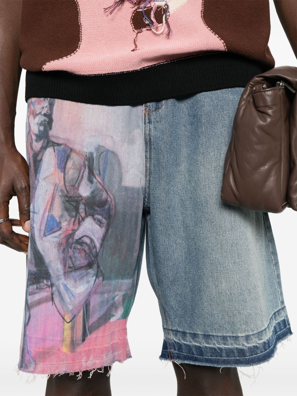 painted-panel shorts - 5
