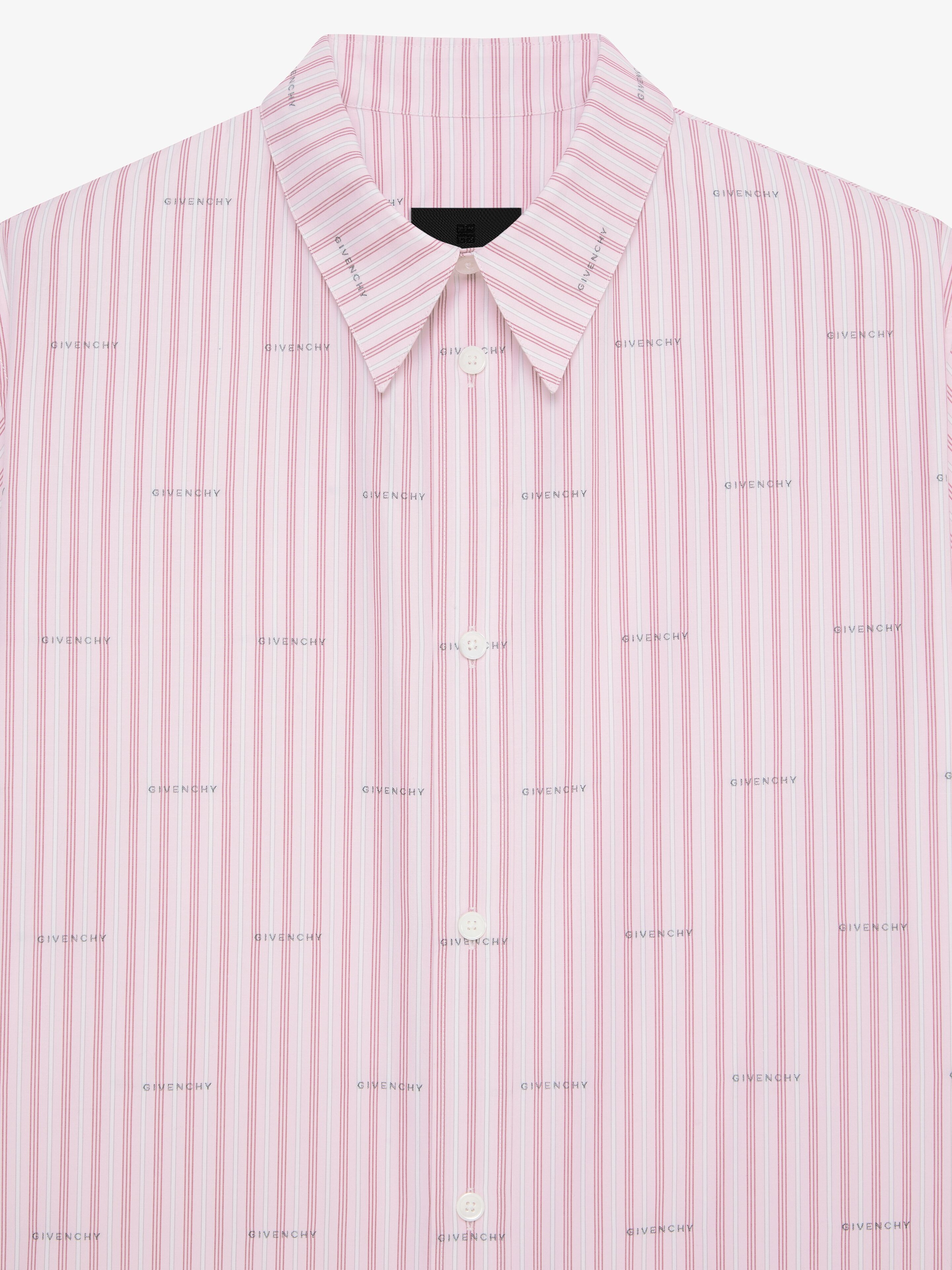GIVENCHY BOXY FIT SHIRT IN POPLIN WITH STRIPES - 5