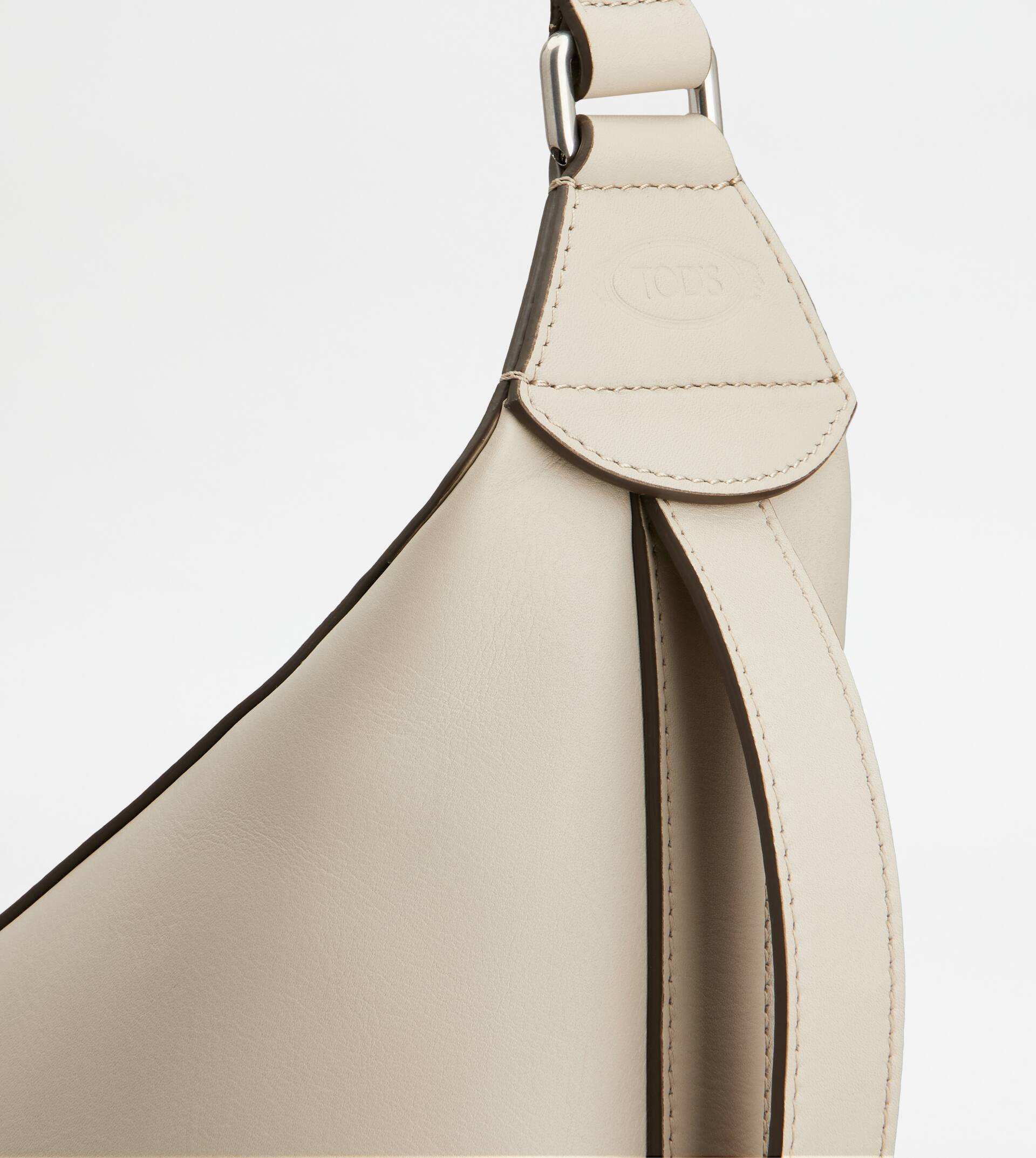 TOD’S MEDA BAG IN LEATHER SMALL - OFF WHITE - 5