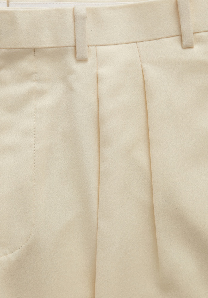 TROUSER 55 CREAM FLANNEL - 5