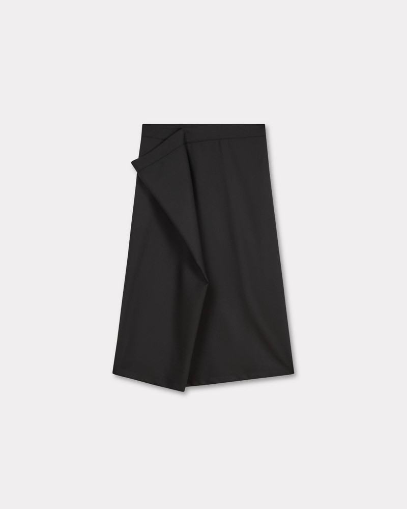 Midi skirt in virgin wool 1