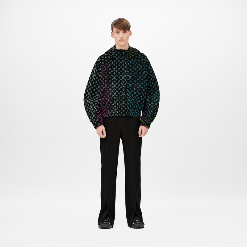 Louis Vuitton Gradient Monogram Mesh Blouson outlook