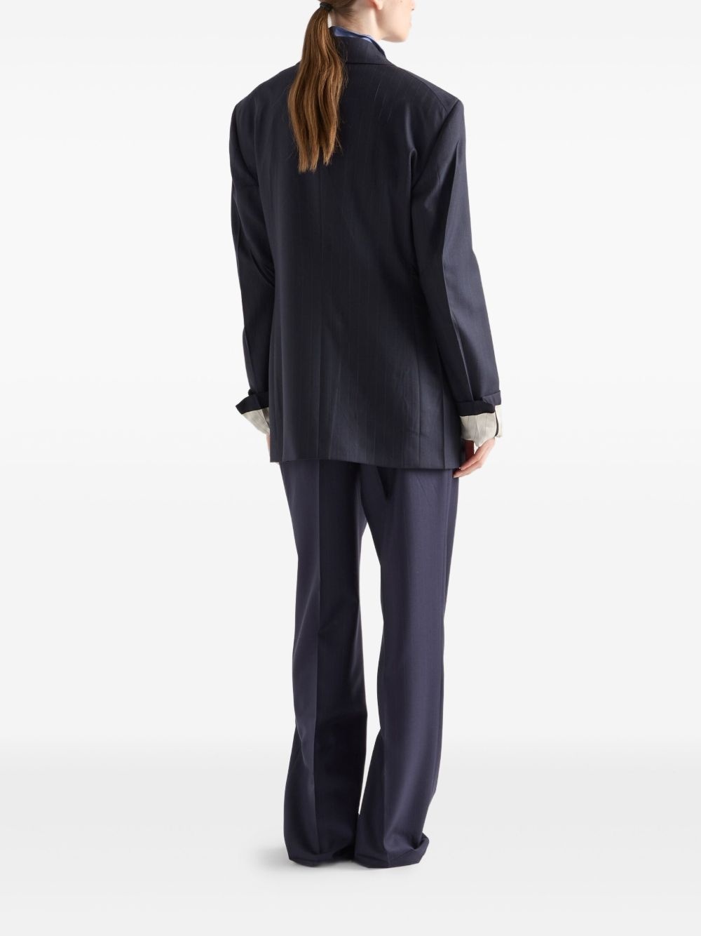 pinstriped blazer - 4