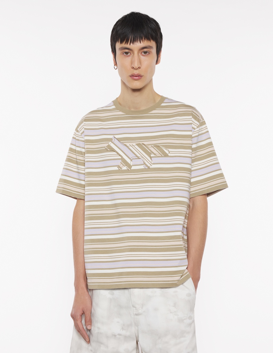 CRAFTED PROFILE FOX STRIPED OVERSIZE TEE-SHIRT - 3