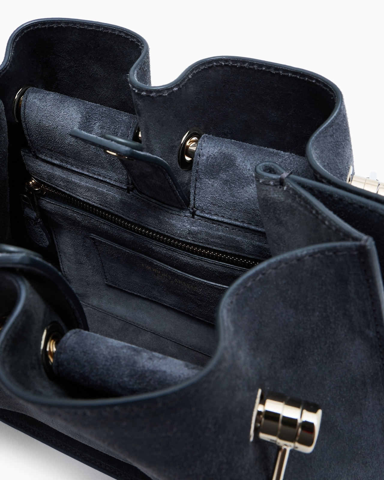 SMALL SUEDE SHOPPER BAG - 4