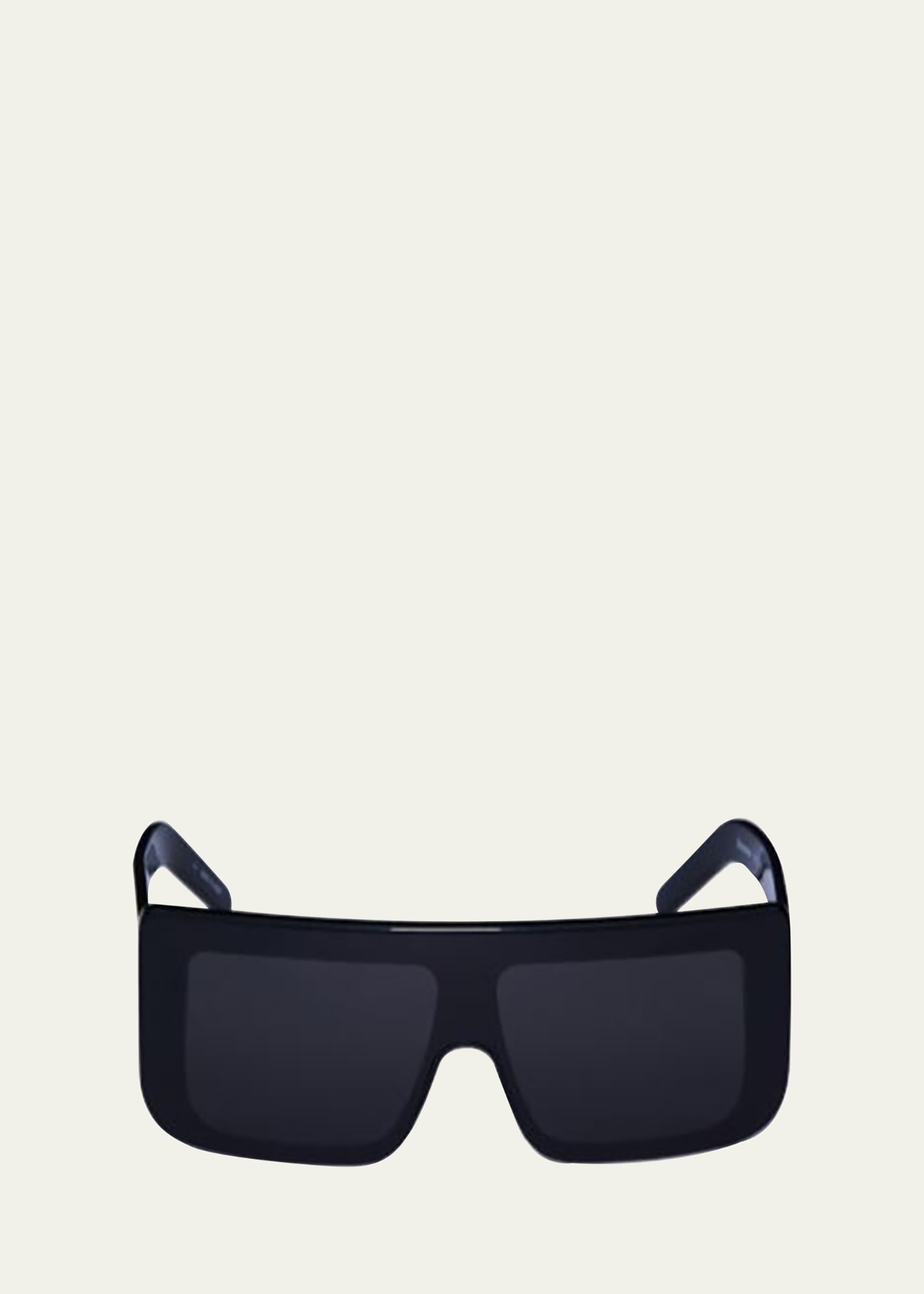 Men's Thick Flat-Top Square Sunglasses - 1
