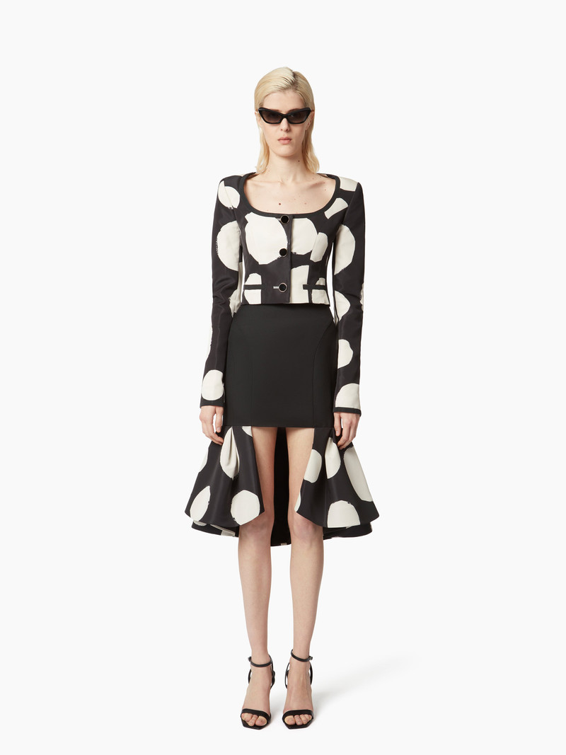 Short Jacket With Round Neckline 1