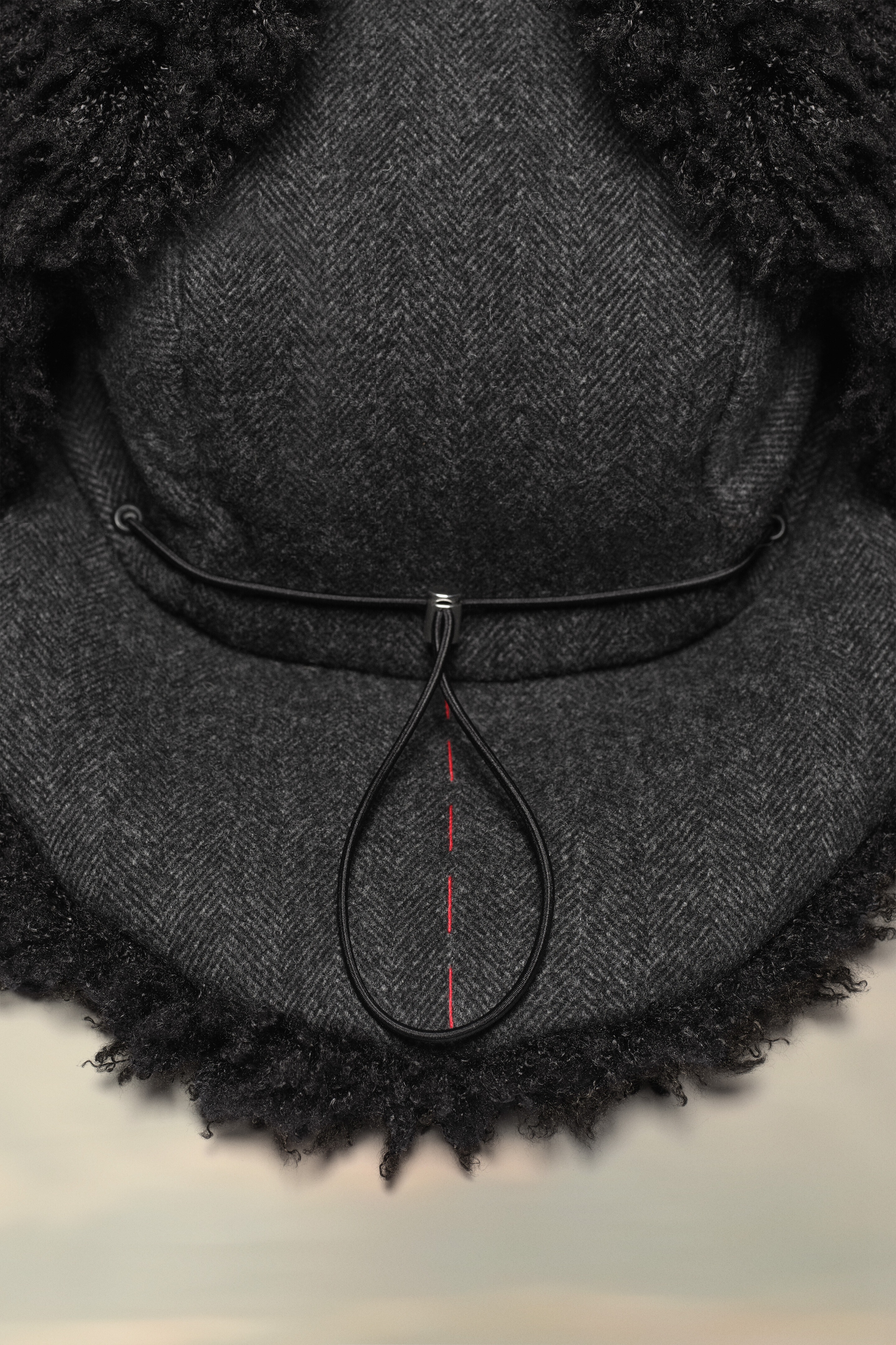 Herringbone Oversized Hat - 3