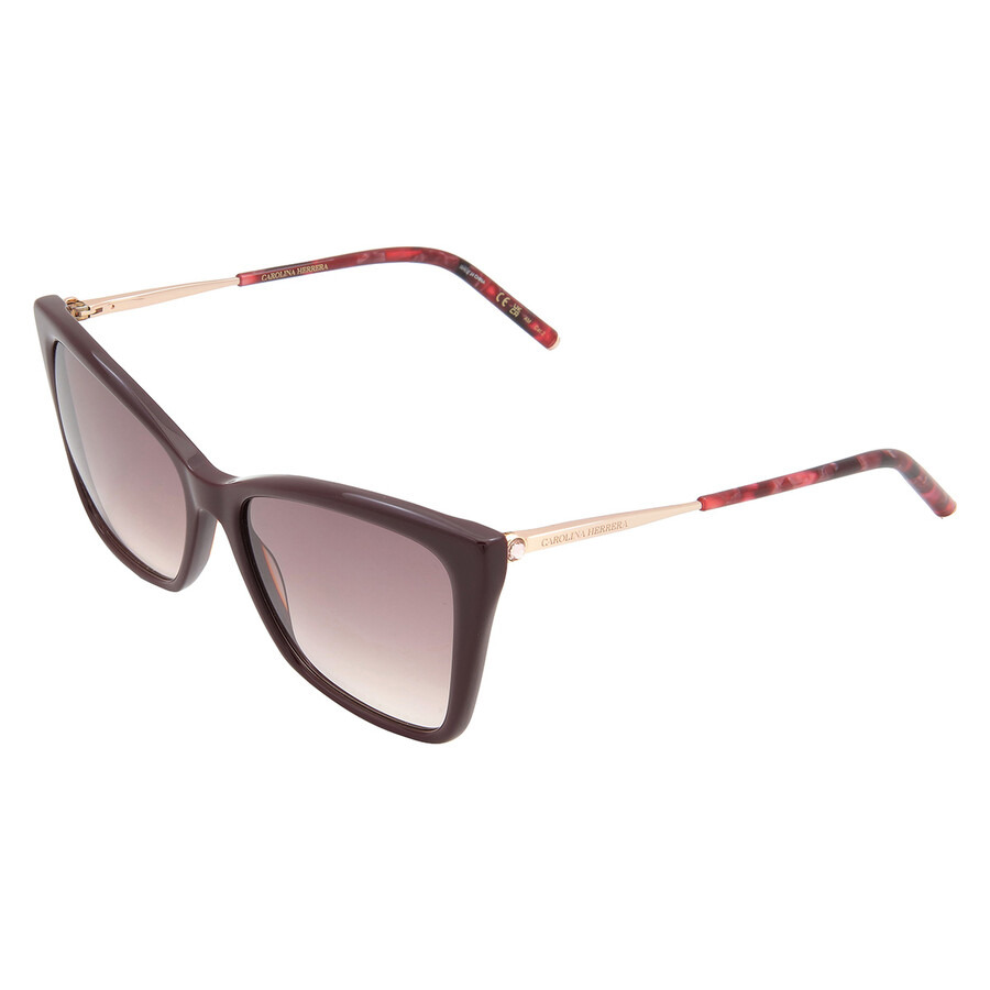Carolina Herrera Brown Shaded Cat Eye Ladies Sunglasses HER 0180/S 06K3/HA 57 - 4