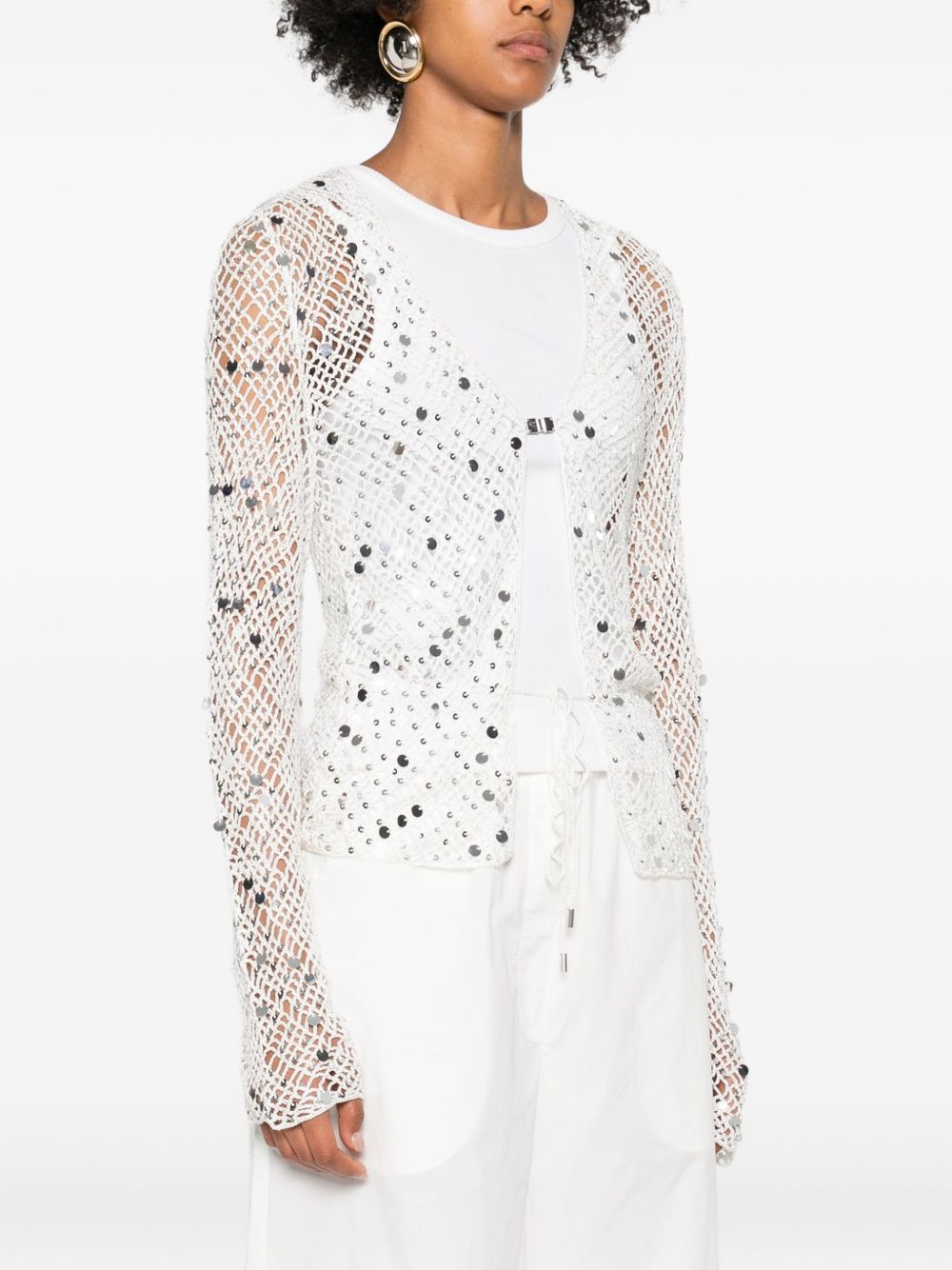 Vera sequin-embellished top - 3