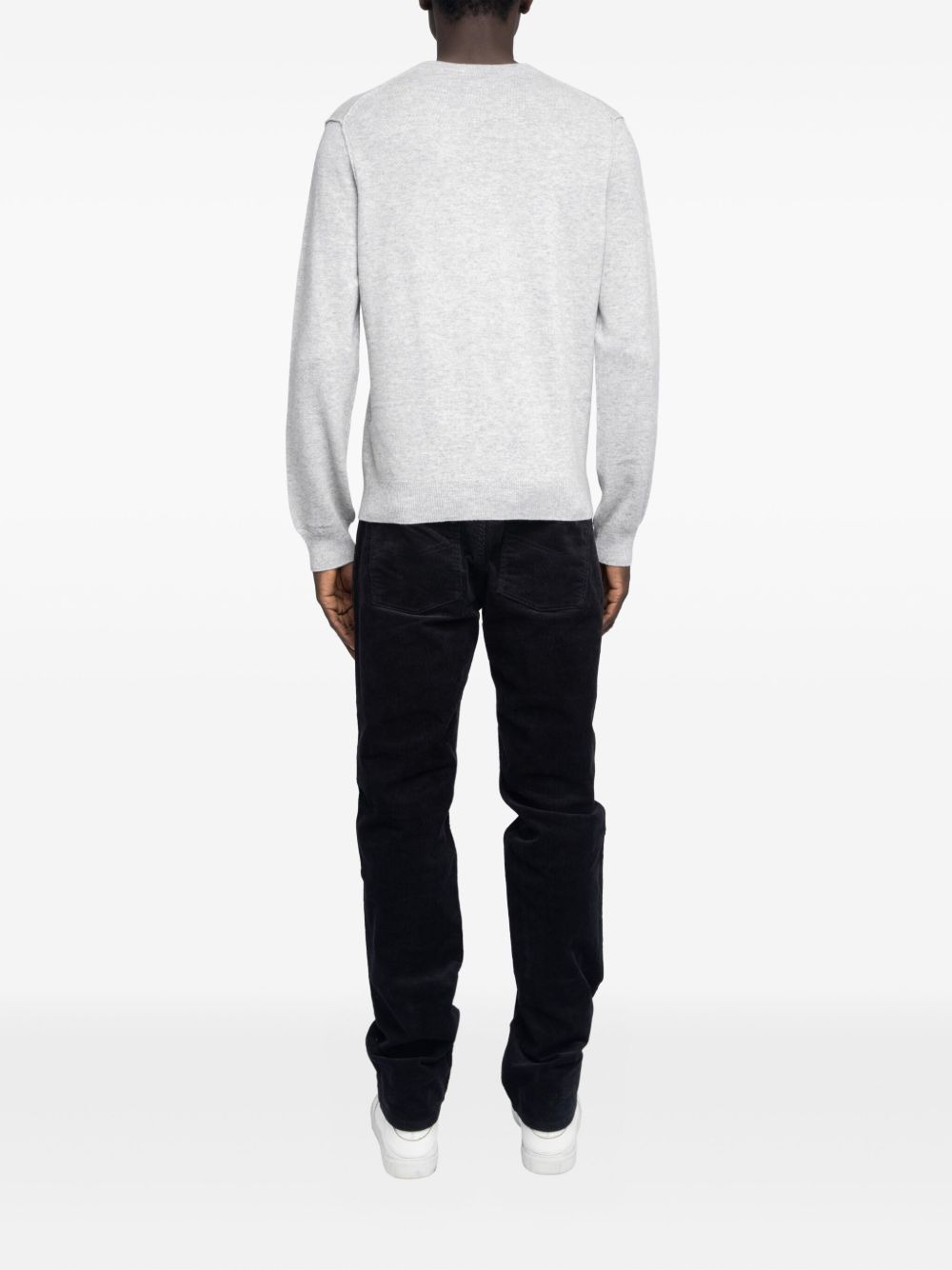 Kennedy heart barbed-wire detail sweater - 3