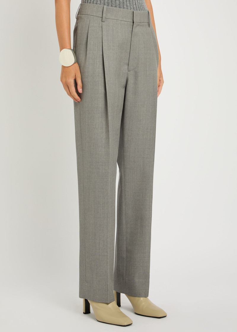 Victoria Beckham Victoria Beckham Pleated Wool Trousers outlook