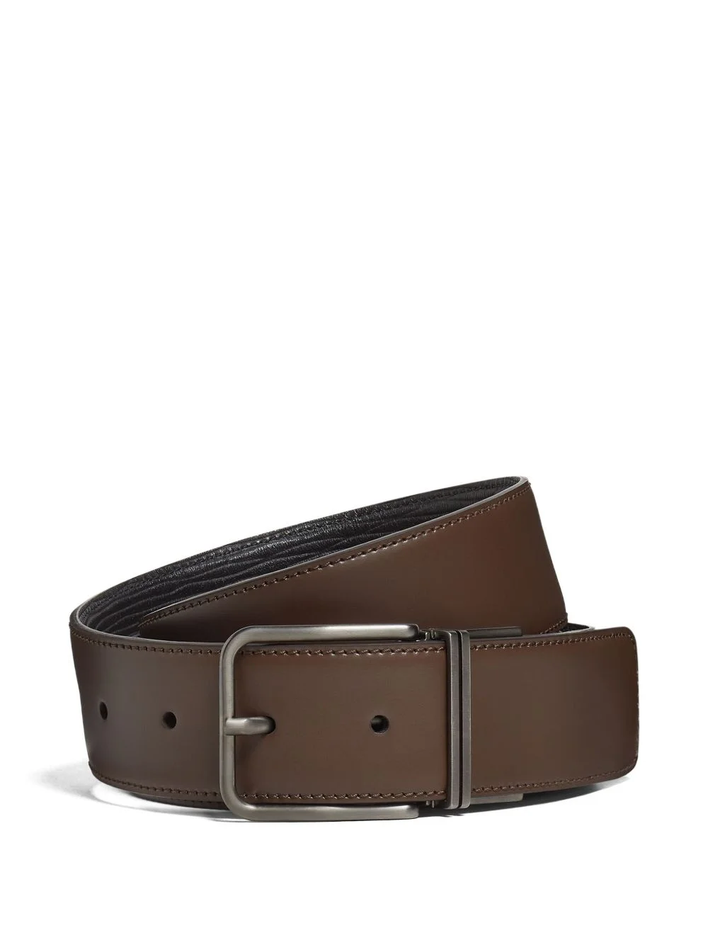 reversible leather belt - 1
